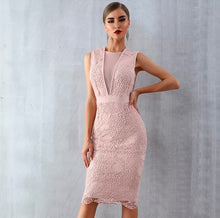 Load image into Gallery viewer, Rosa Textured Scuba Pencil Dress
